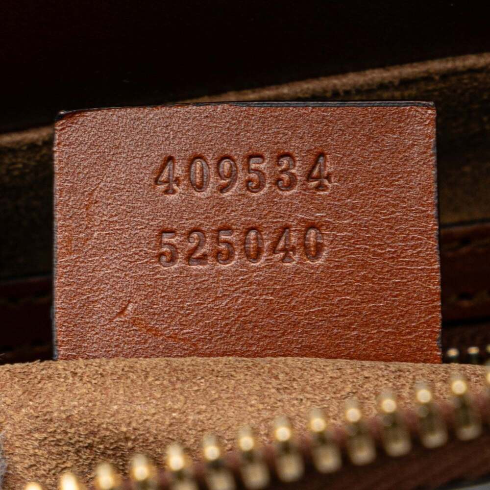GUCCI Brown Leather Shoulder Bag - Picture 9 of 11